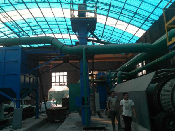 平遙斗式提升機運行檢測現場